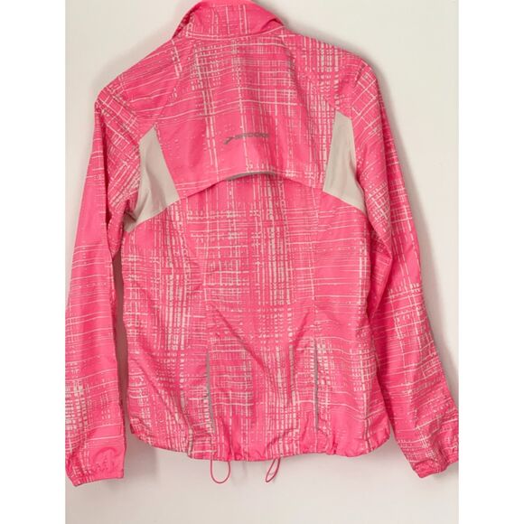 Brooks Pink Windbreaker Track Jacket Shelter Technology Women's Small-Medium K28 - Picture 2 of 15